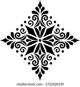 Cross doodle sketch black and white religion. Suitable for decoration