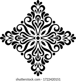 Cross doodle sketch black and white religion. Suitable for decoration