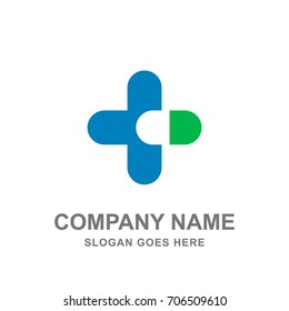 Cross Drugstore Medical Pharmacy Logo