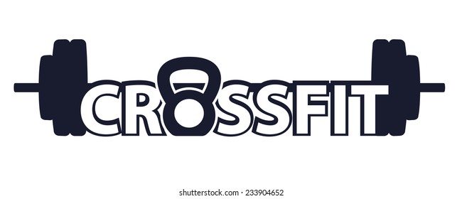 Cross Fit Logo Vector Illustration, Eps10, Easy To Edit