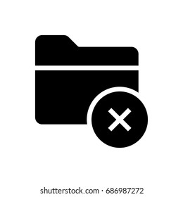 Cross folder icon