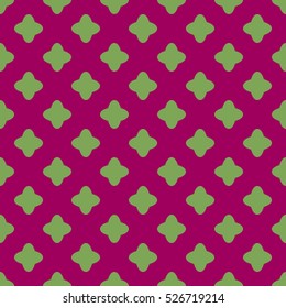 Cross geometric seamless pattern. Fashion graphic background design. Modern stylish abstract texture. Color template for prints, textiles, wrapping, wallpaper, website. Stock VECTOR illustration