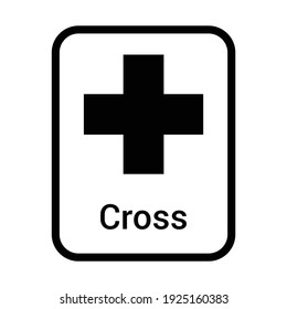 cross geometric shape for preschoolers