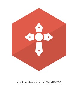  cross glyph flat