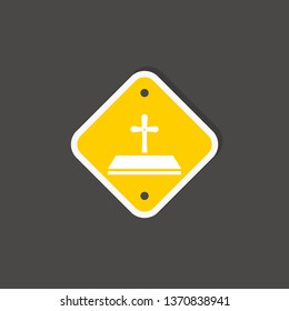 cross grave icon