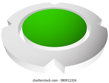 Cross hair, target mark graphic. Generic icon, logo for accuracy, precision, targeting.