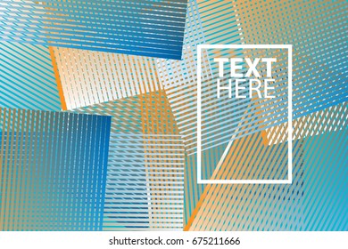 Cross hatching colorful background template