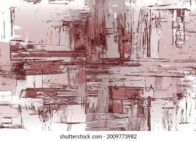 Pintura de rayas cruzadas, obras de arte, pintura sobre lienzo. Aceite sucio, arte pintado de acrílico, textura vectorial marrón. Fondo de gruñido abstracto, cubierta dibujada a mano ligera, fondo, patrón de color abigarrado
