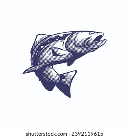 Lachs-Querschraffur, Vektorgrafik