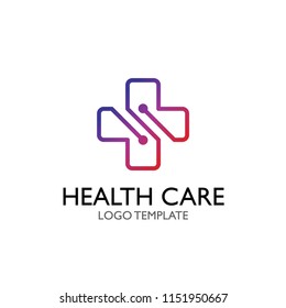 Cross Healthcare Logo Template