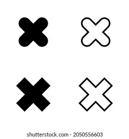 Cross Icon für Apps und Websites