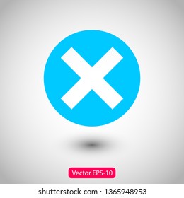 Cross Icon. Cancel icon. Close icon