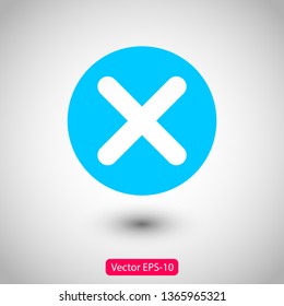 Cross Icon. Cancel icon. Close icon