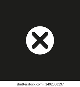 Cross Icon. Cancel icon. Close icon