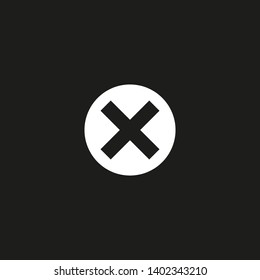 Cross Icon. Cancel icon. Close icon