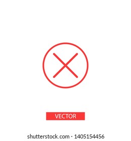 Cross Icon. Cancel icon. Close icon