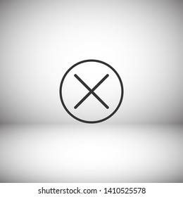 Cross Icon. Cancel icon. Close icon