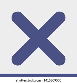 Cross Icon. Cancel icon. Close icon
