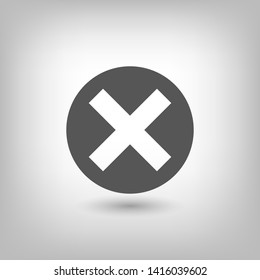 Cross Icon. Cancel icon. Close icon