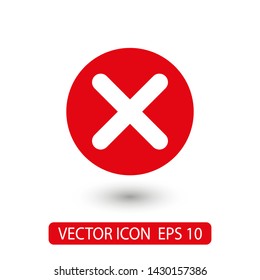 Cross Icon. Cancel icon. Close icon