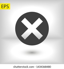 Cross Icon. Cancel icon. Close icon