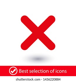 Cross Icon. Cancel icon. Close icon