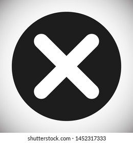 Cross Icon. Cancel icon. Close icon