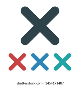 Cross Icon. Cancel icon. Close icon