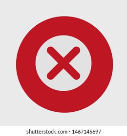 Cross Icon. Cancel icon. Close icon