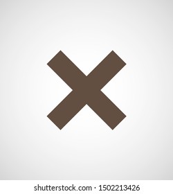 Cross Icon. Cancel icon. Close icon