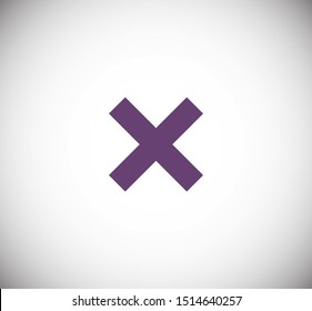Cross Icon. Cancel icon. Close icon