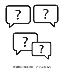 cross icon , check mark icon , error icon , question icon design eps 10