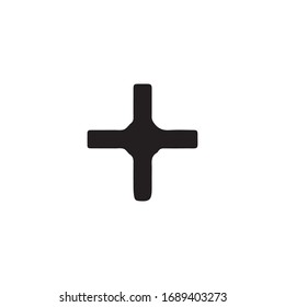 Cross Icon for Graphic Design Projects