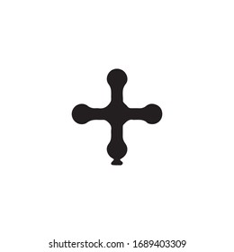 Cross Icon for Graphic Design Projects