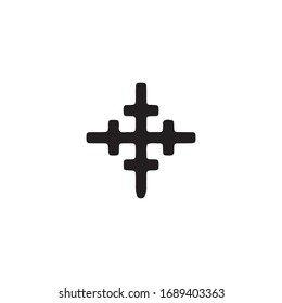 Cross Icon for Graphic Design Projects