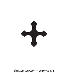 Cross Icon for Graphic Design Projects