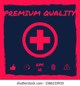 cross icon. Graphic elements for your design