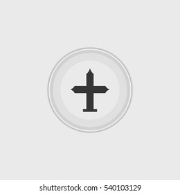 cross icon illustration isolated vector sign symbol