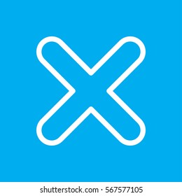 cross icon illustration isolated vector sign symbol