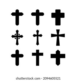 cross icon or logo isolated sign symbol vector illustration - Collection of high quality black style vector icons
