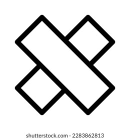 cross icon or logo isolated sign symbol vector illustration - high quality black style vector icons

