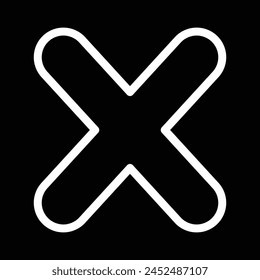 Design der Vektorgrafik mit Quersymbol-Gliederung