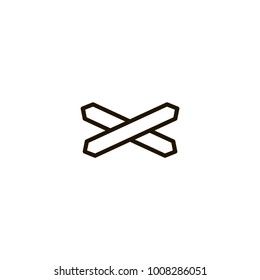 cross icon. sign design