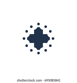 cross icon. sign design