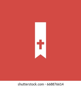 cross icon. sign design. red background