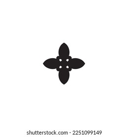 Cross icon. Simple style Christian religion holiday poster background symbol. Christian religion shop brand logo design element. Cross t-shirt printing. Vector for sticker.