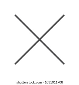 cross icon symbol vector