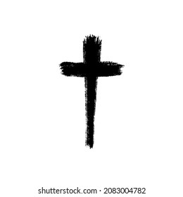 Cross icon symbol. Vector illustration