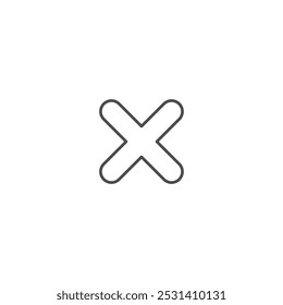 Cross icon symbol vector illustration