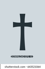 Cross icon, Vector